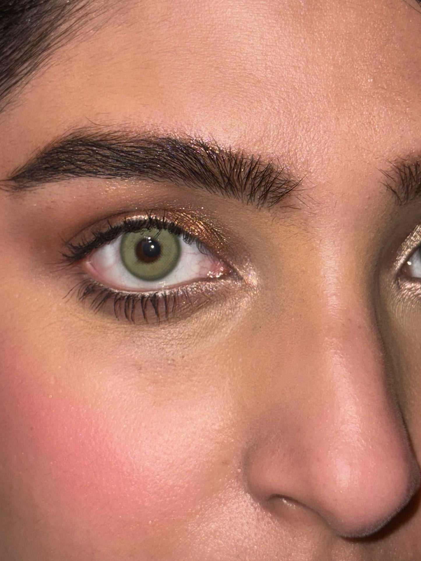 peridot green yearly lenses
