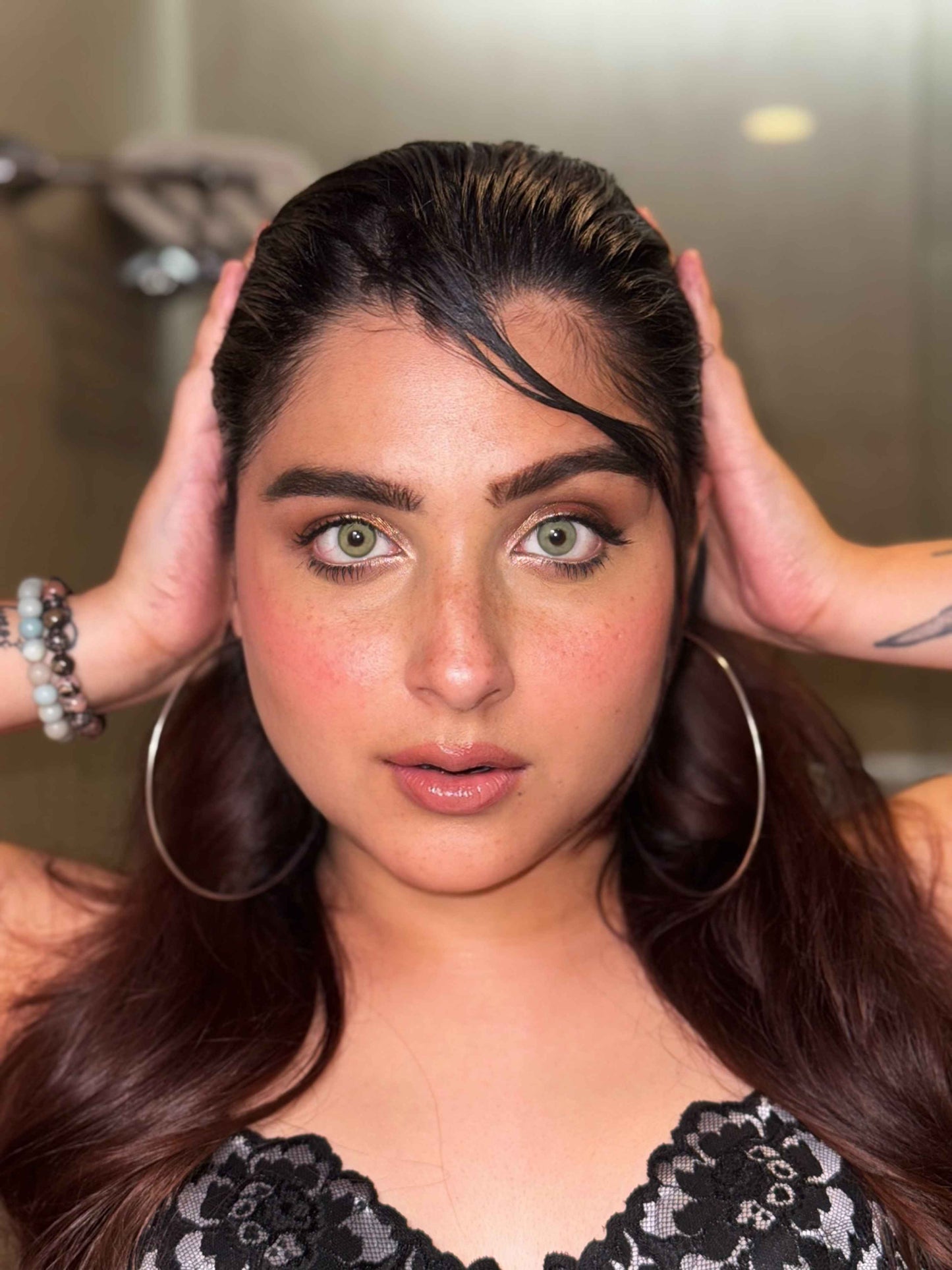 peridot green yearly lenses