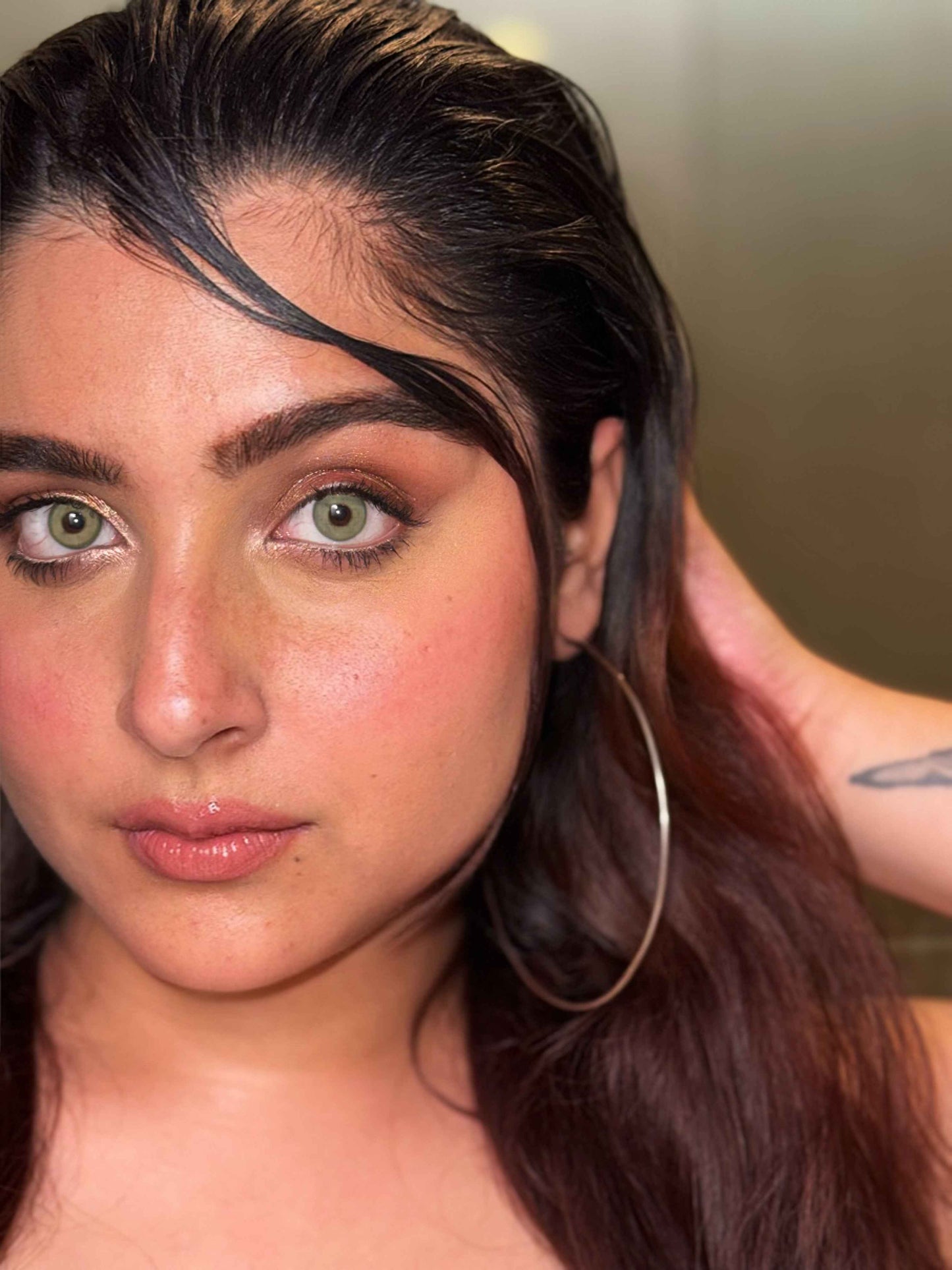 peridot green yearly lenses