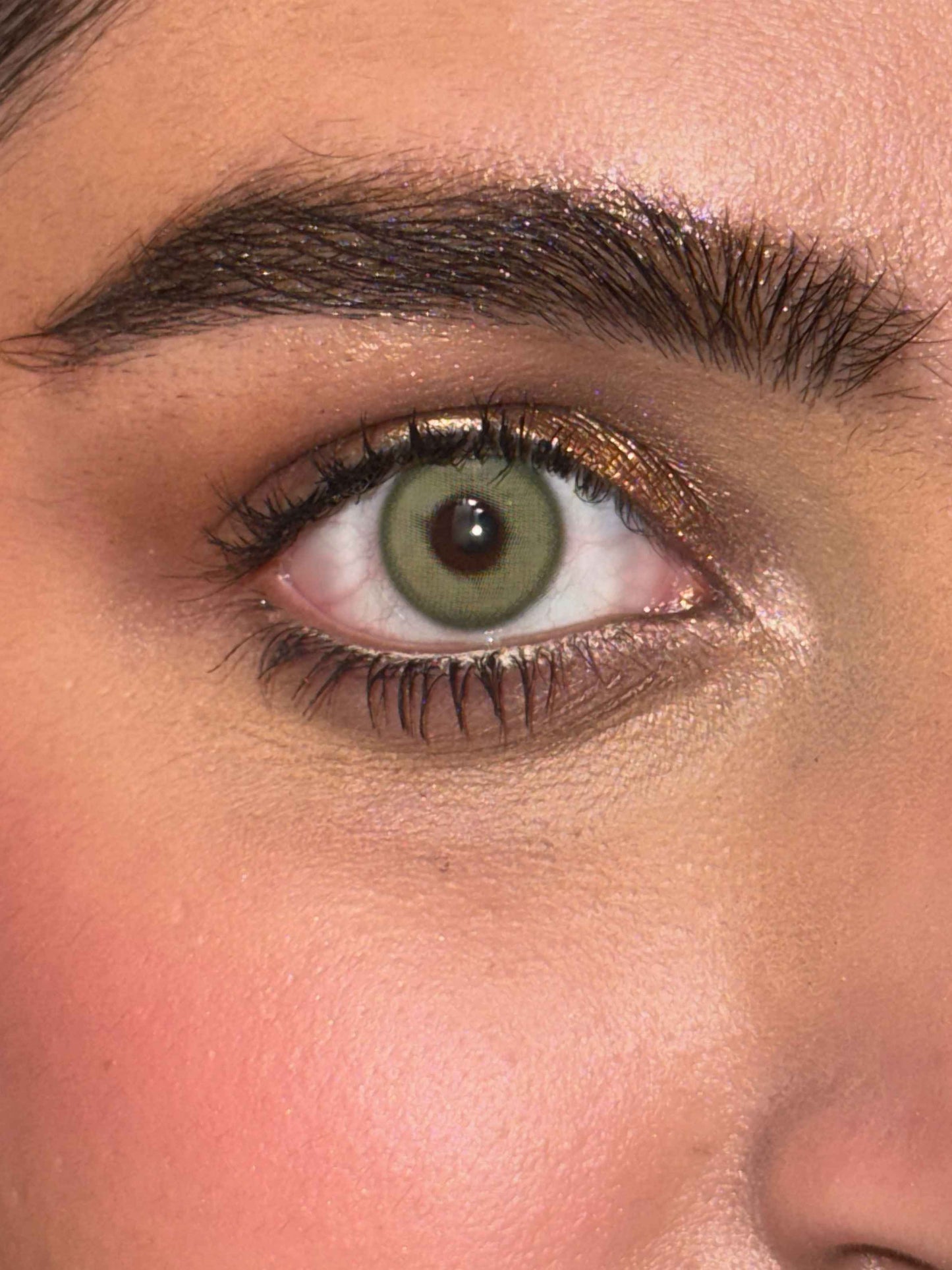 peridot green yearly lenses