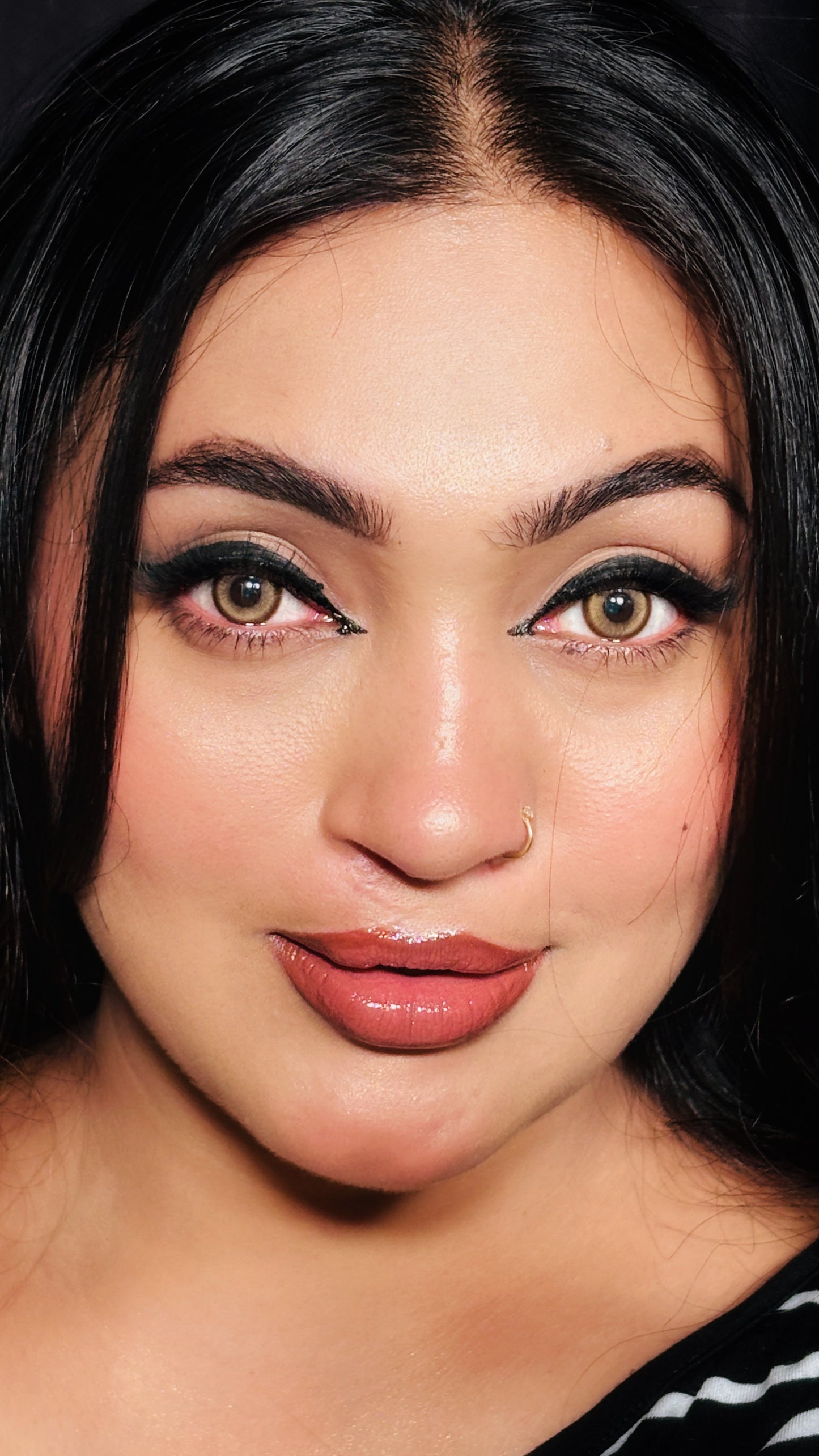 ocre brown yearly lenses