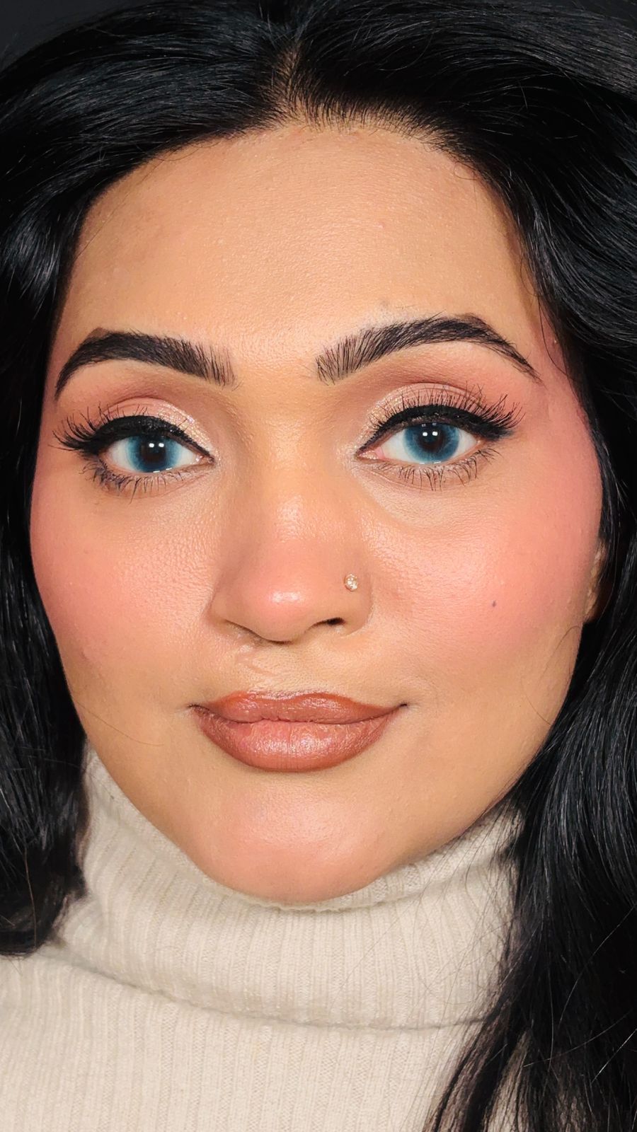 Galaxy Blue Monthly lenses