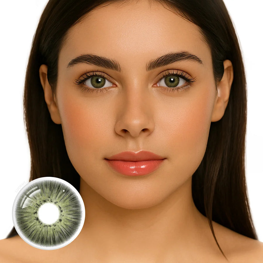 pine green monthly lenses