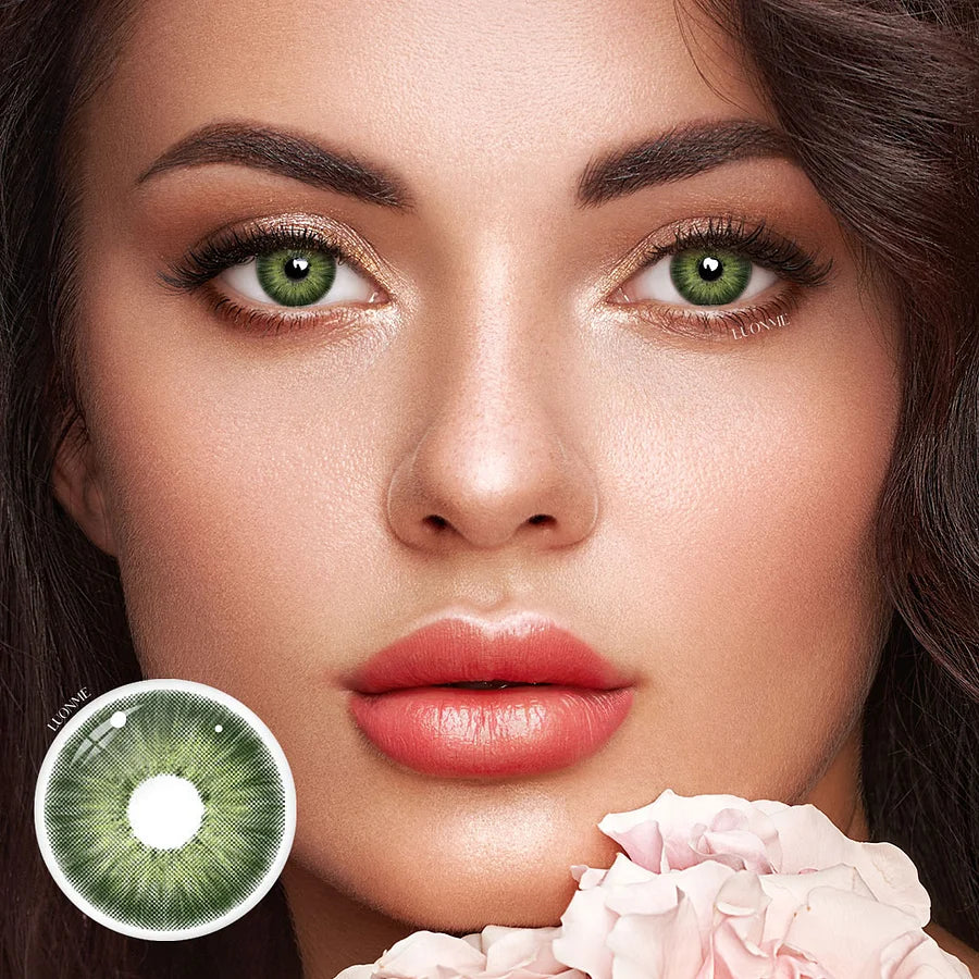 pine green monthly lenses