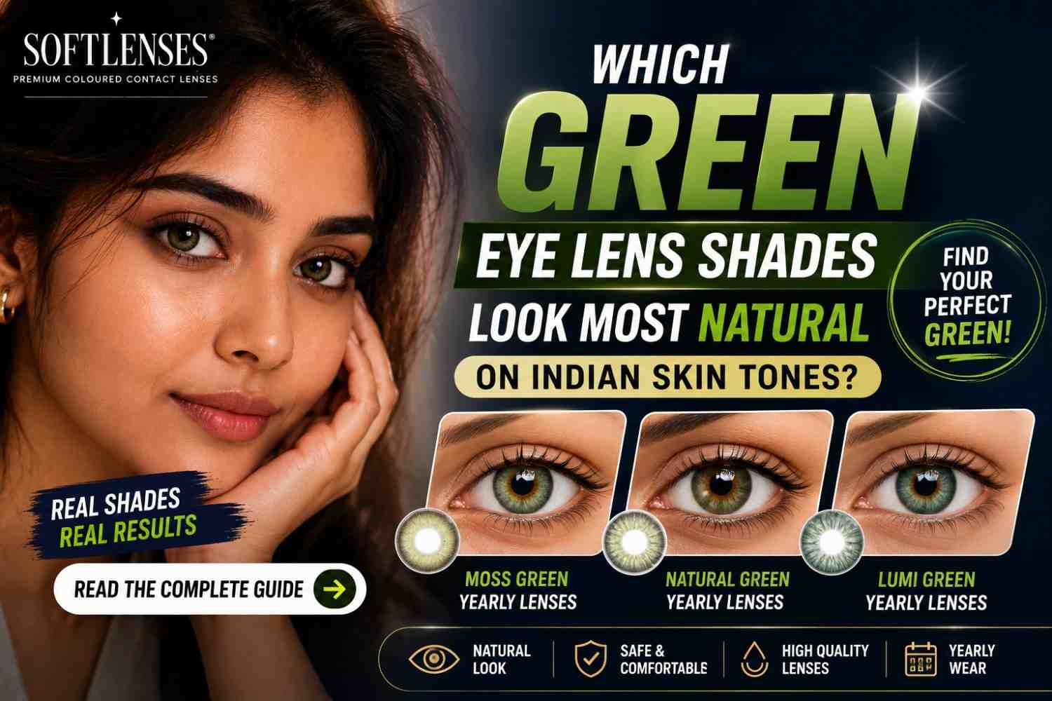 green eye lenses for indian skin tones