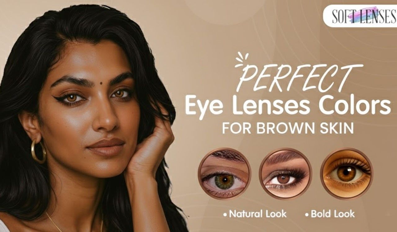 contact lens color for brown skin tone