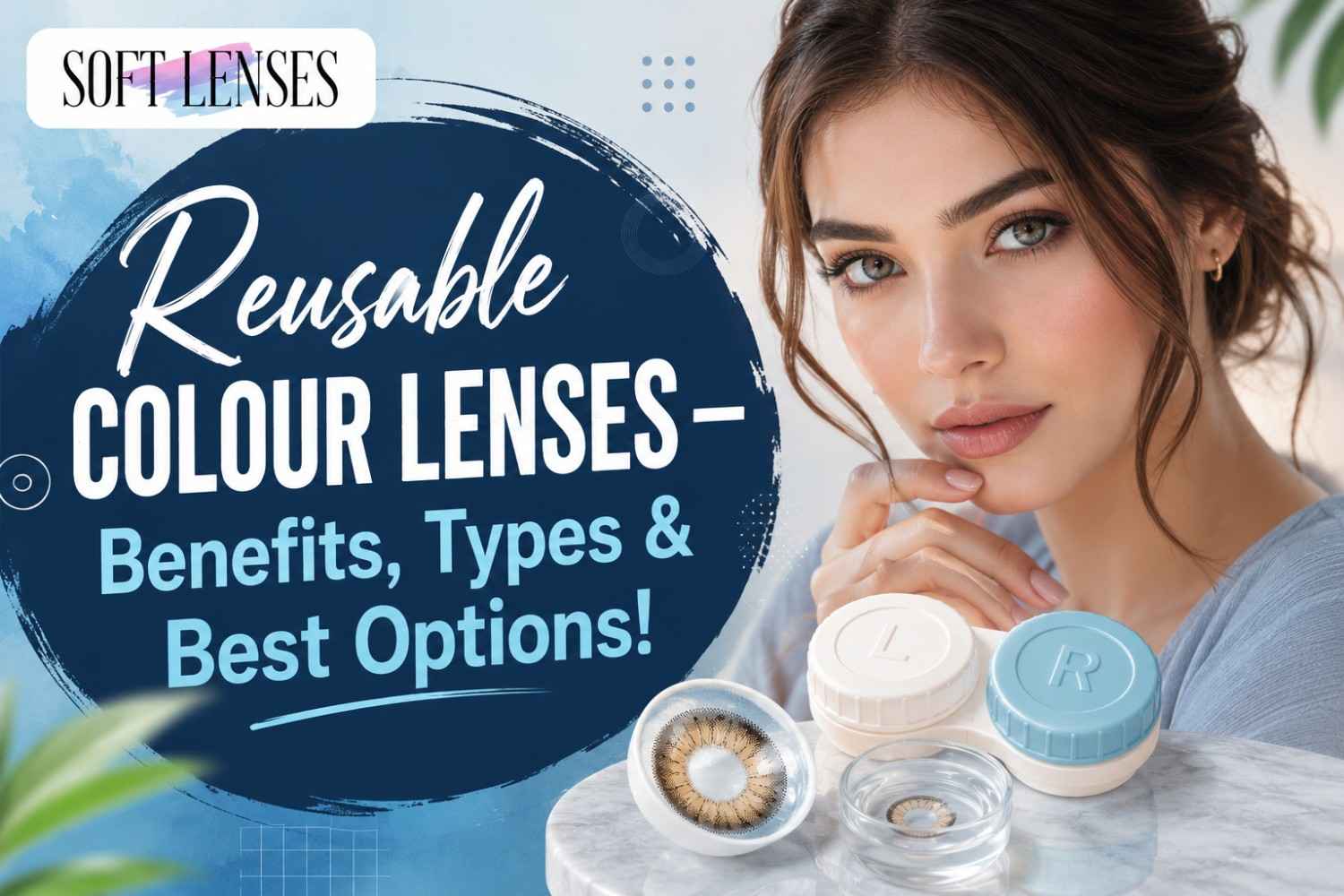 reusable coloured eye lenses