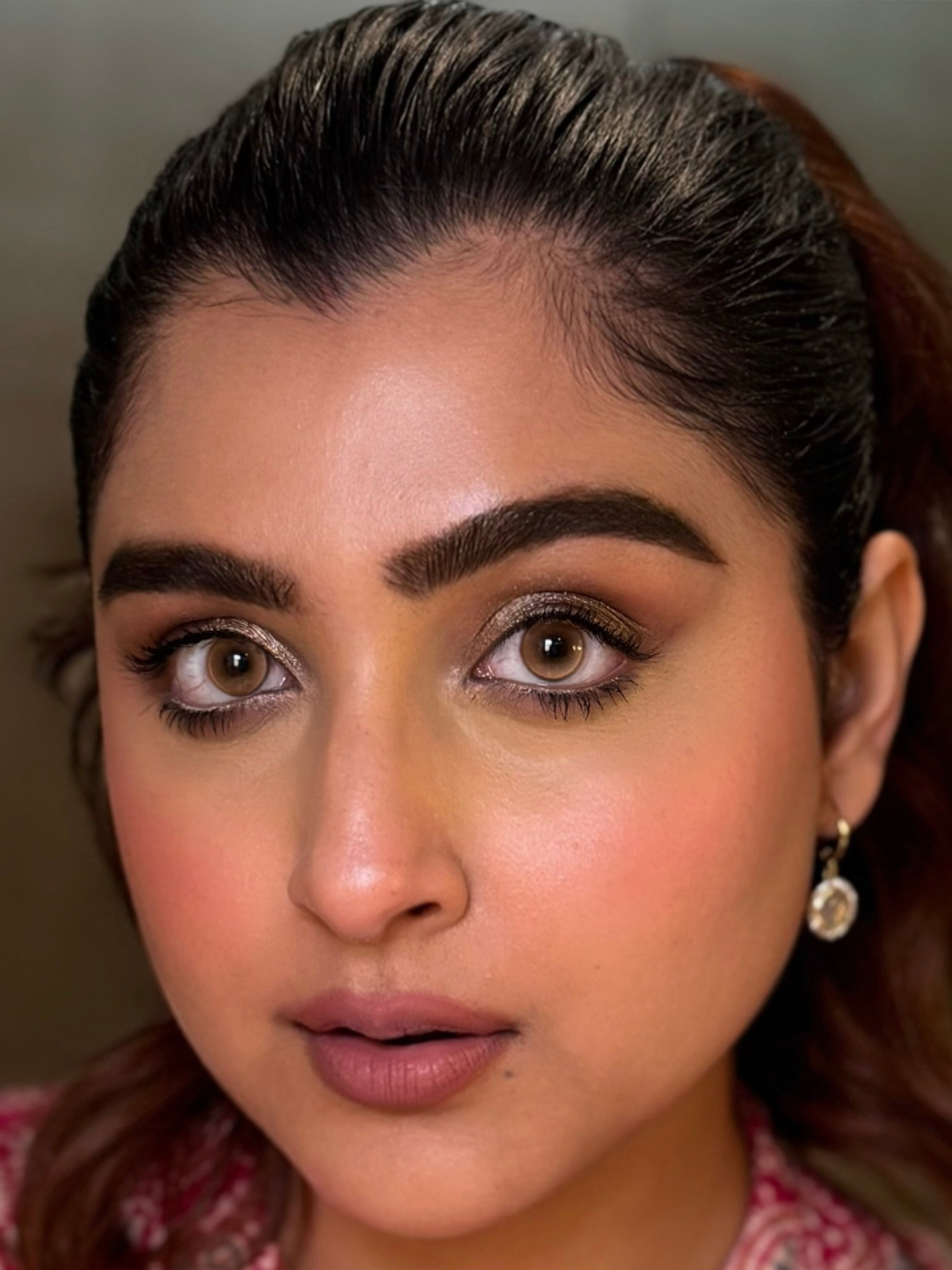 ombre brown yearly lenses