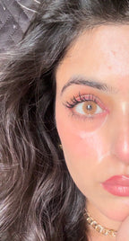 Terracotta brown yearly lenses