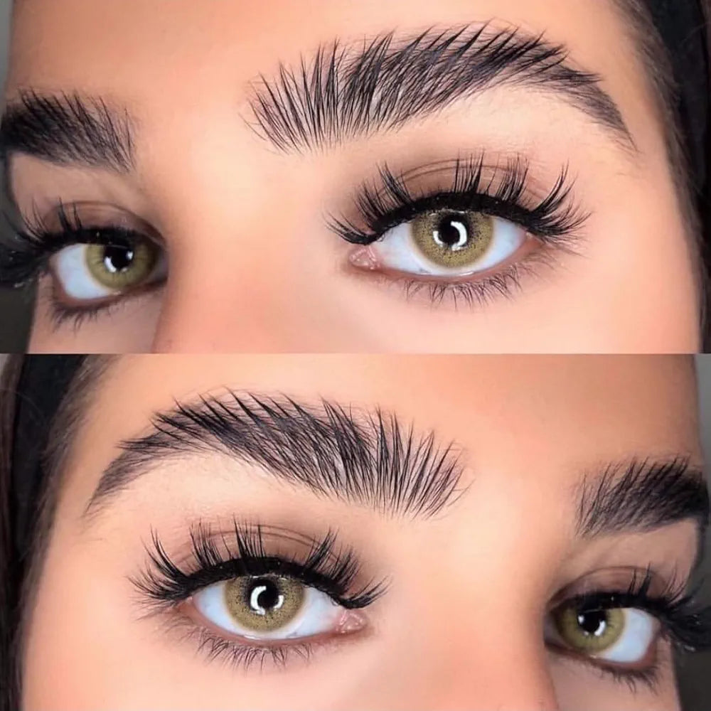 toffee brown monthly lens