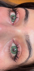 Aqua green yearly lenses