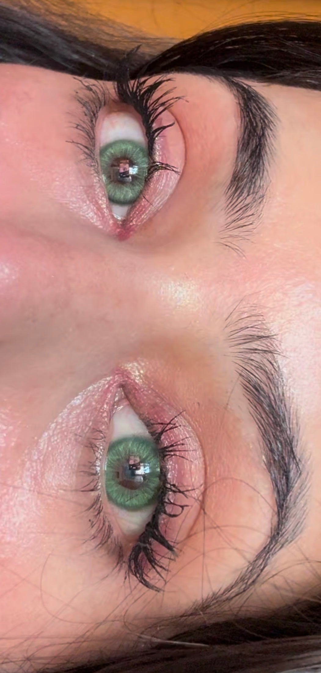 Aqua green yearly lenses