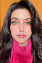 Aqua green yearly lenses