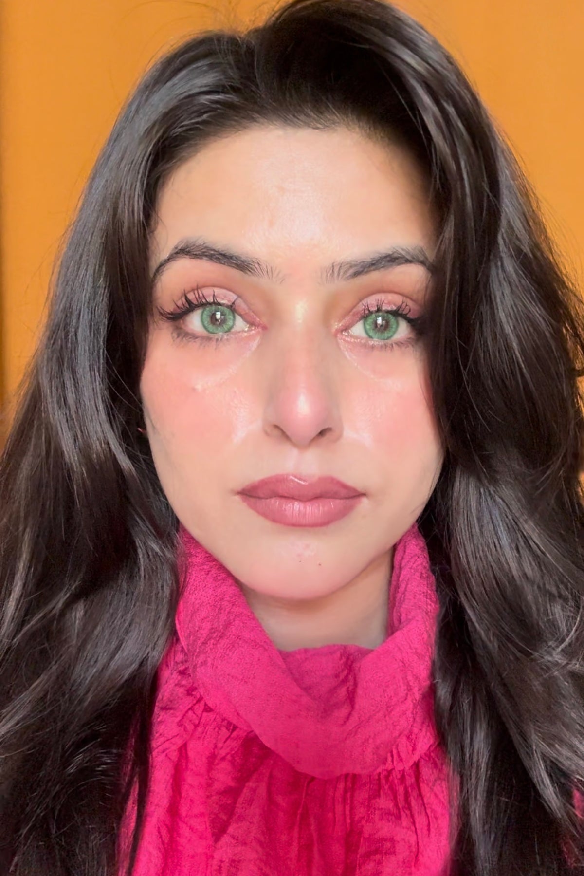 Aqua green yearly lenses