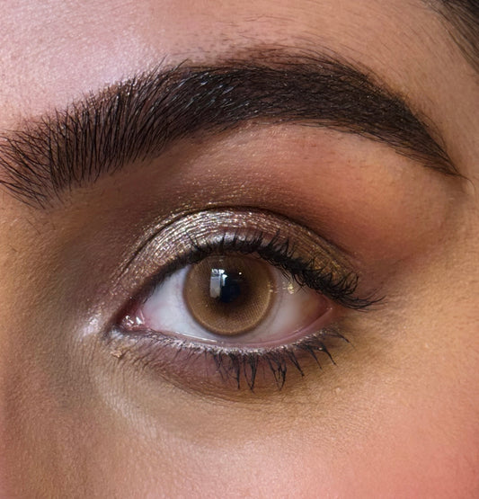 ombre brown yearly lenses