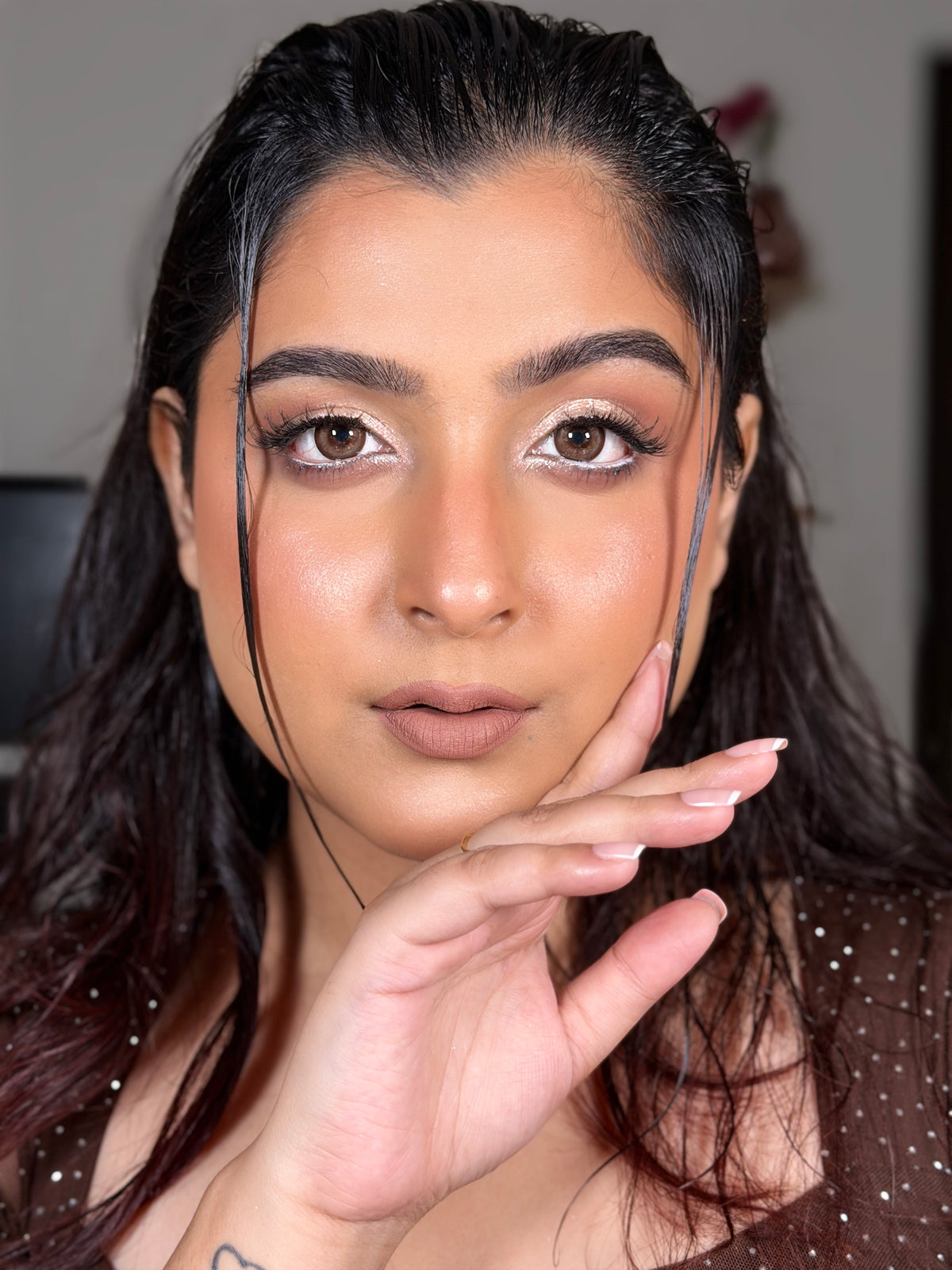 Velvet brown yearly lenses