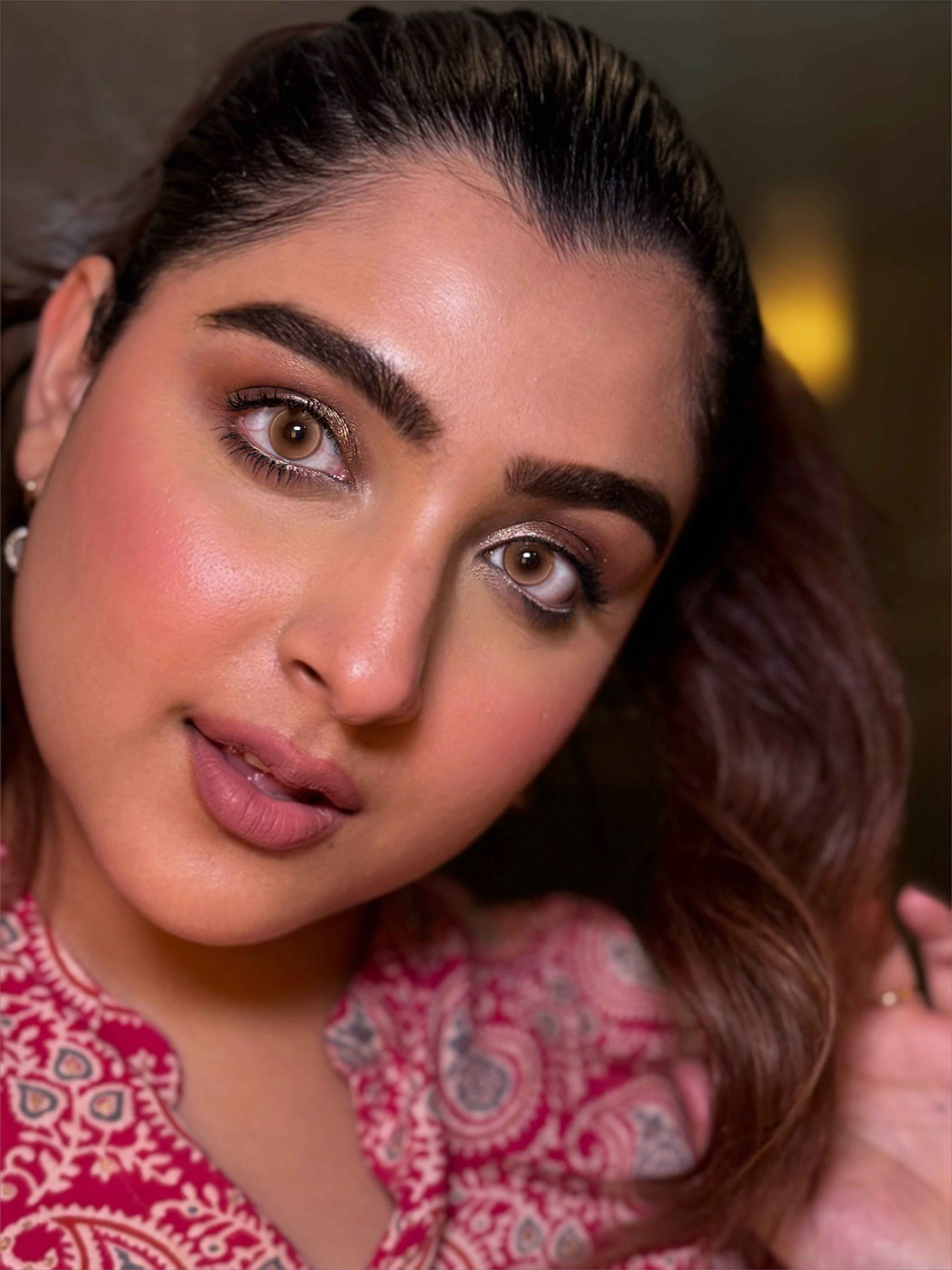 ombre brown yearly lenses