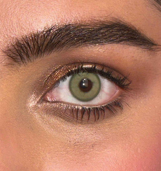 peridot green yearly lenses