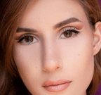 toffee brown monthly lens