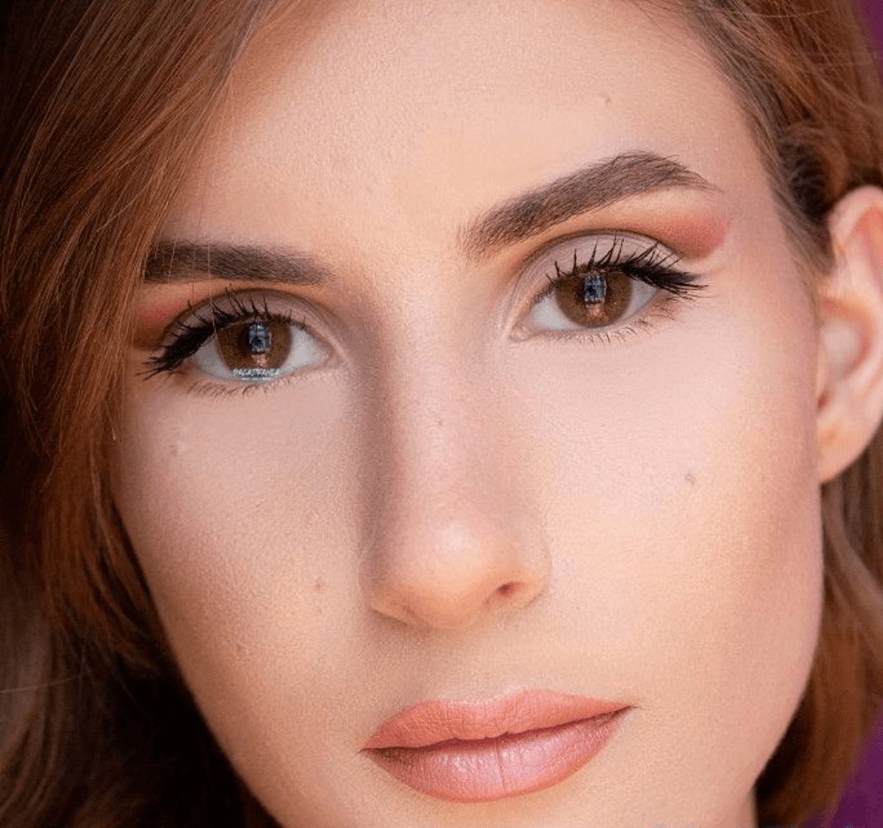 toffee brown monthly lens