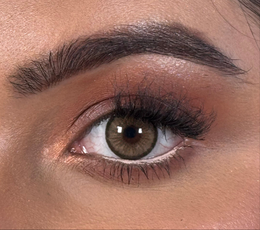 Latte Brown 3 month lenses