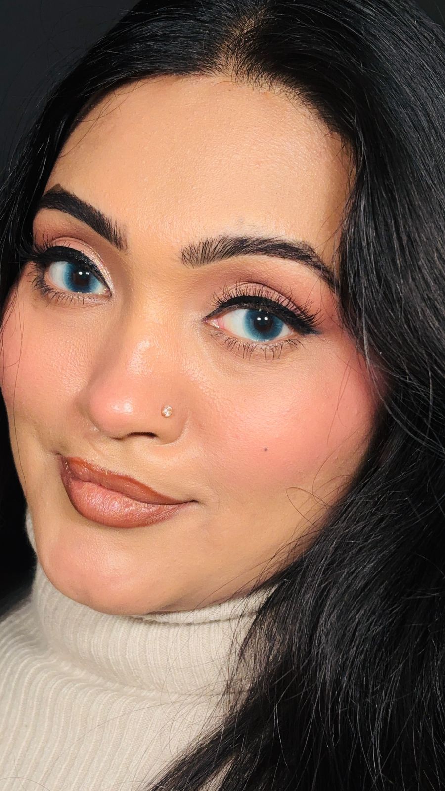 Galaxy blue yearly lenses