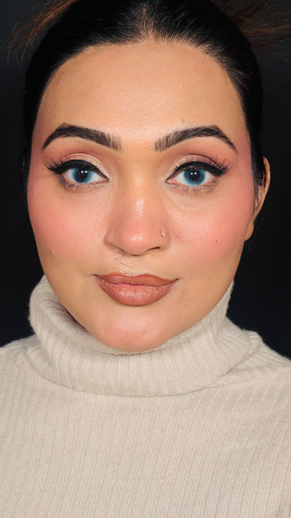 Galaxy Blue Monthly lenses