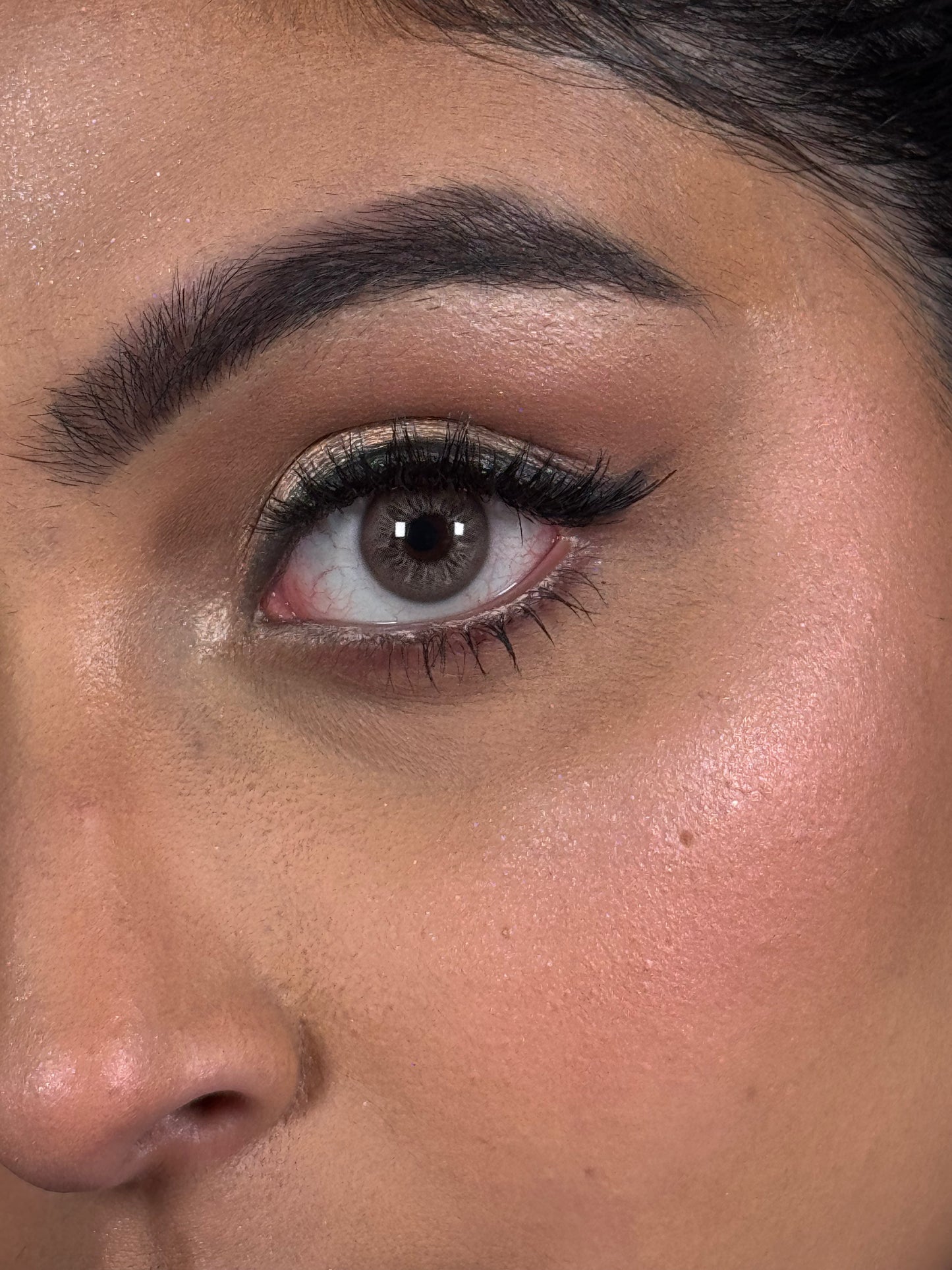 nutty brown yearly lenses