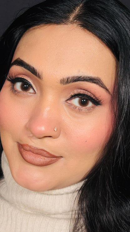 Luxe brown yearly lenses