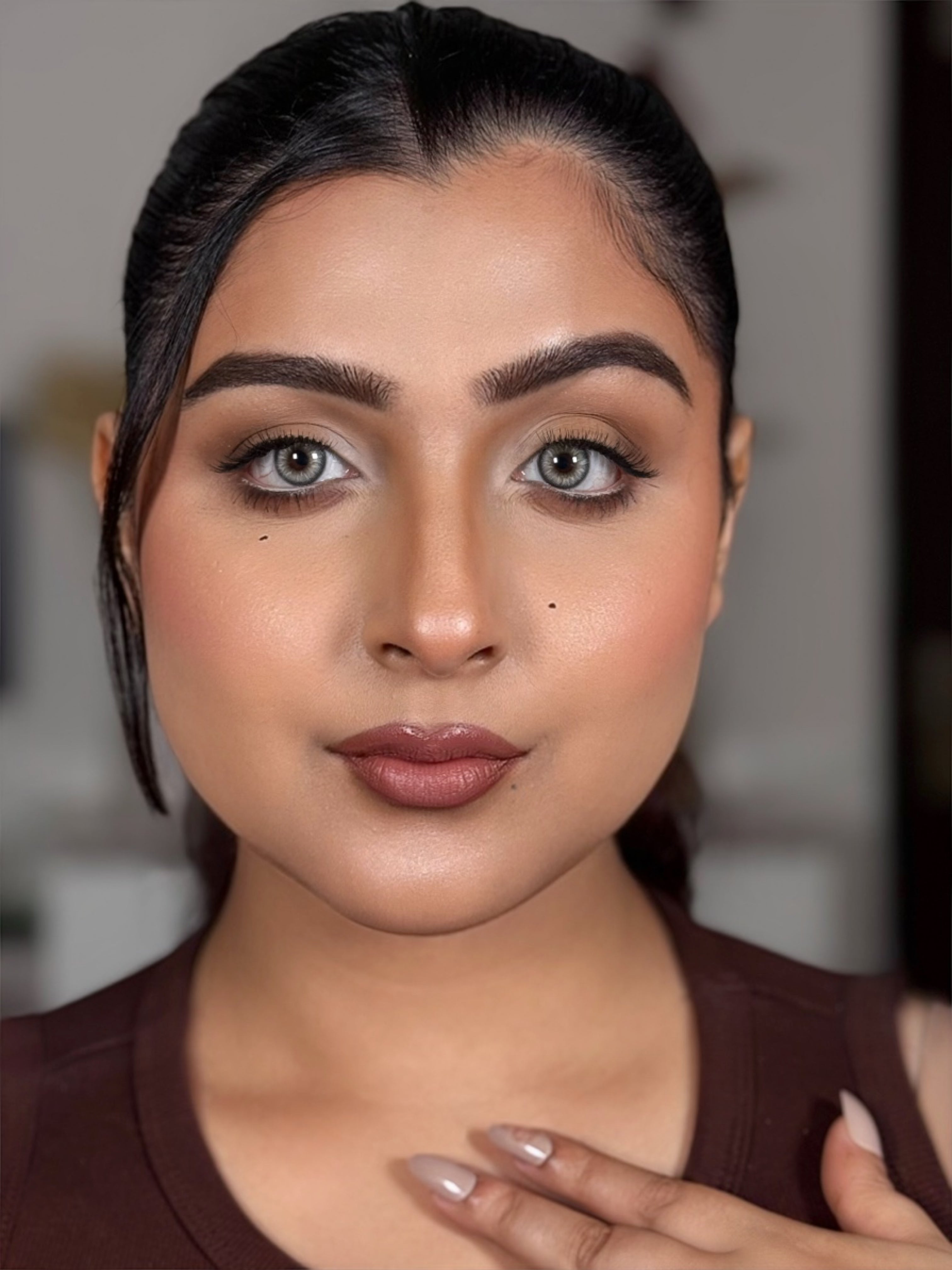 Snowy gray 3 month lenses