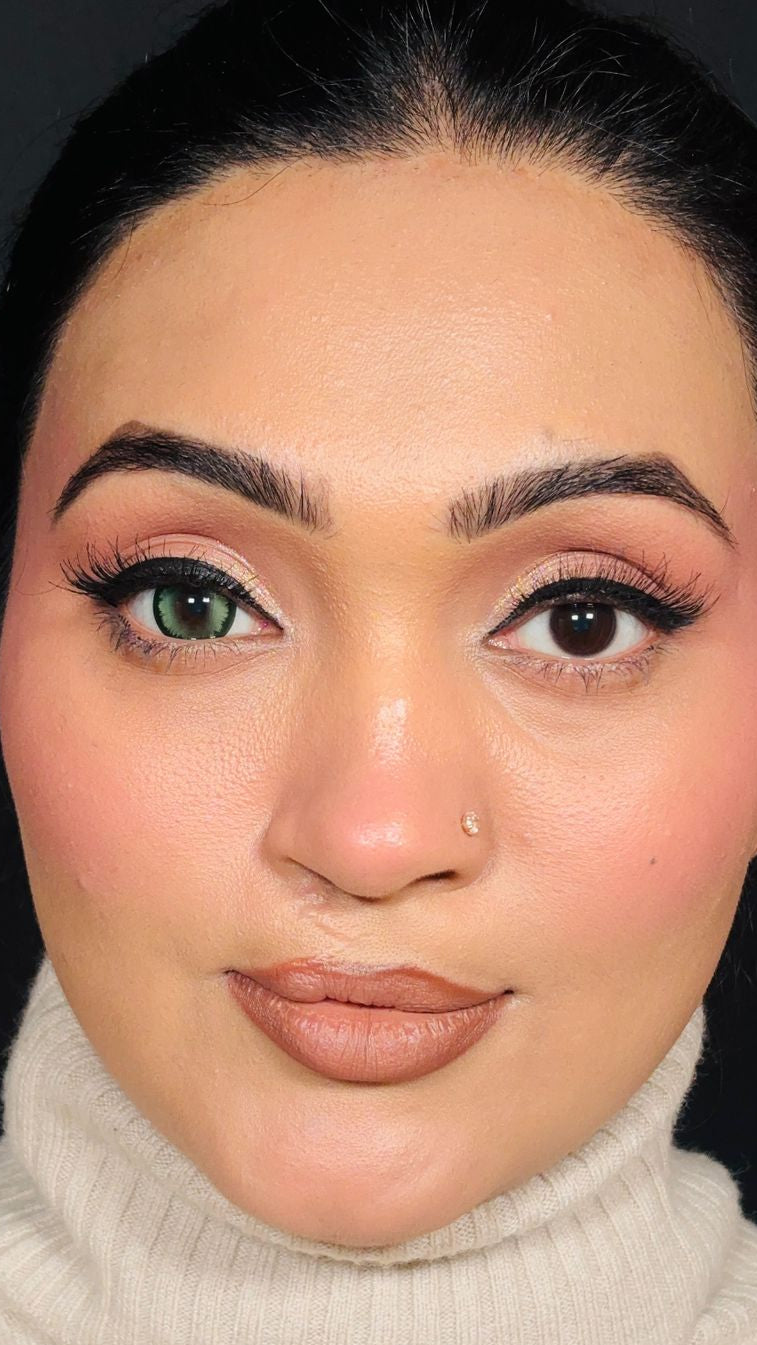 Mystic green yearly lenses