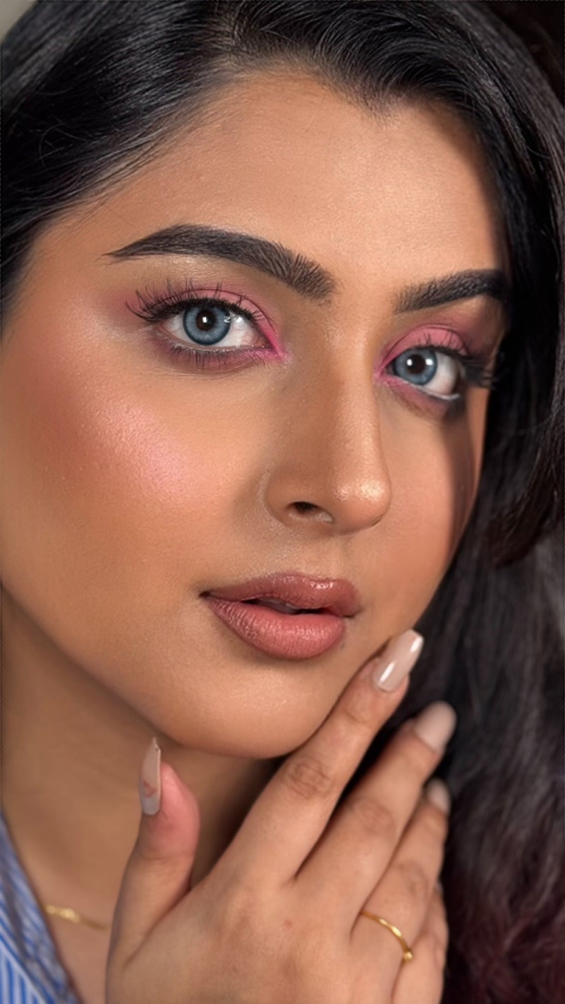 Aqua blue yearly lenses