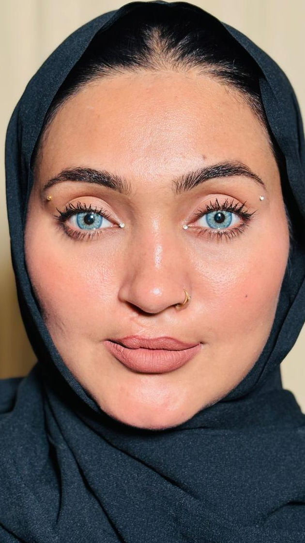 Cloudy Blue Monthly lenses