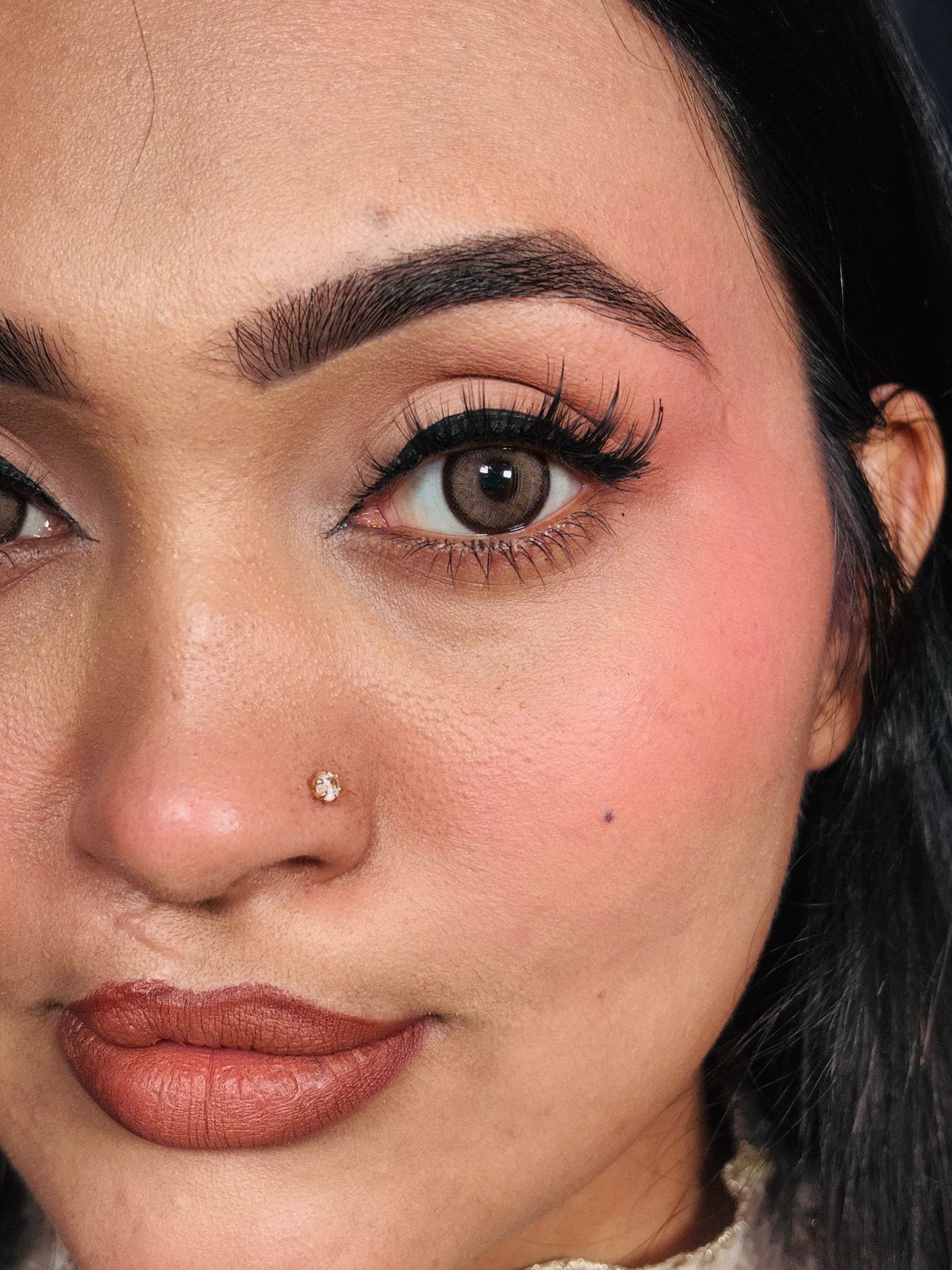 Warm brown yearly lenses