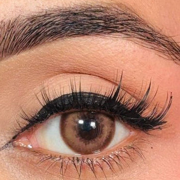 Aura brown yearly lenses