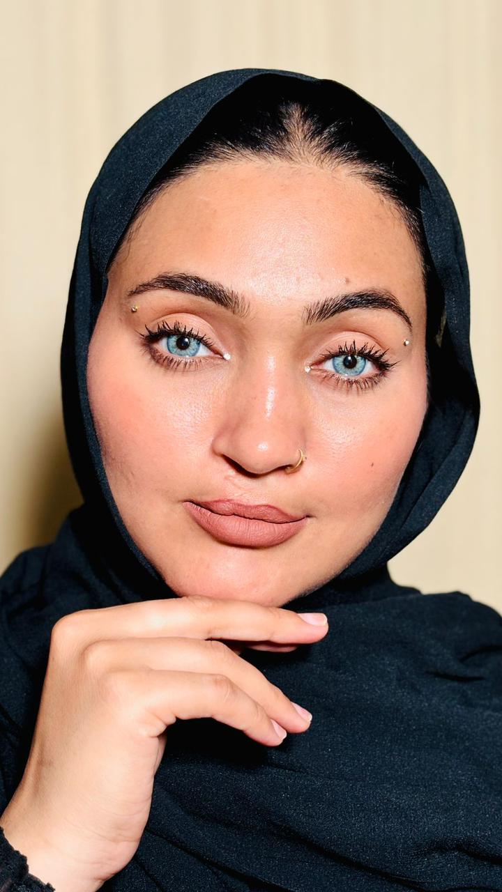 Cloudy Blue Monthly lenses