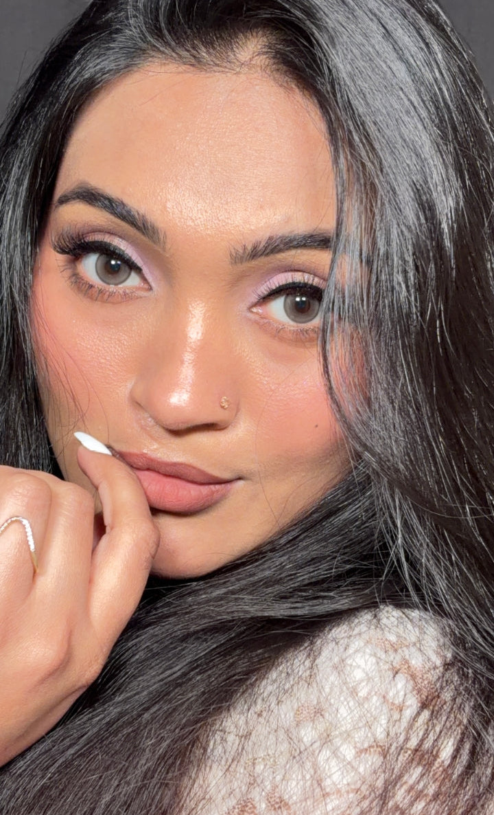 Ice gray yearly lenses