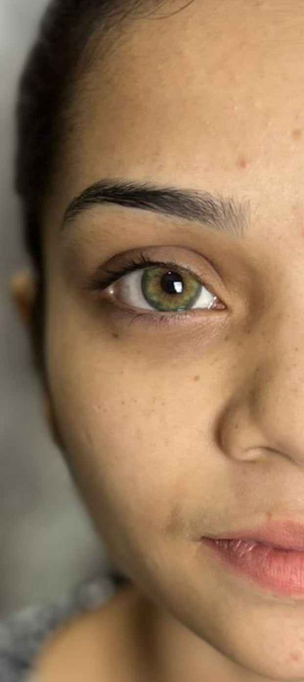 Allure green yearly lenses