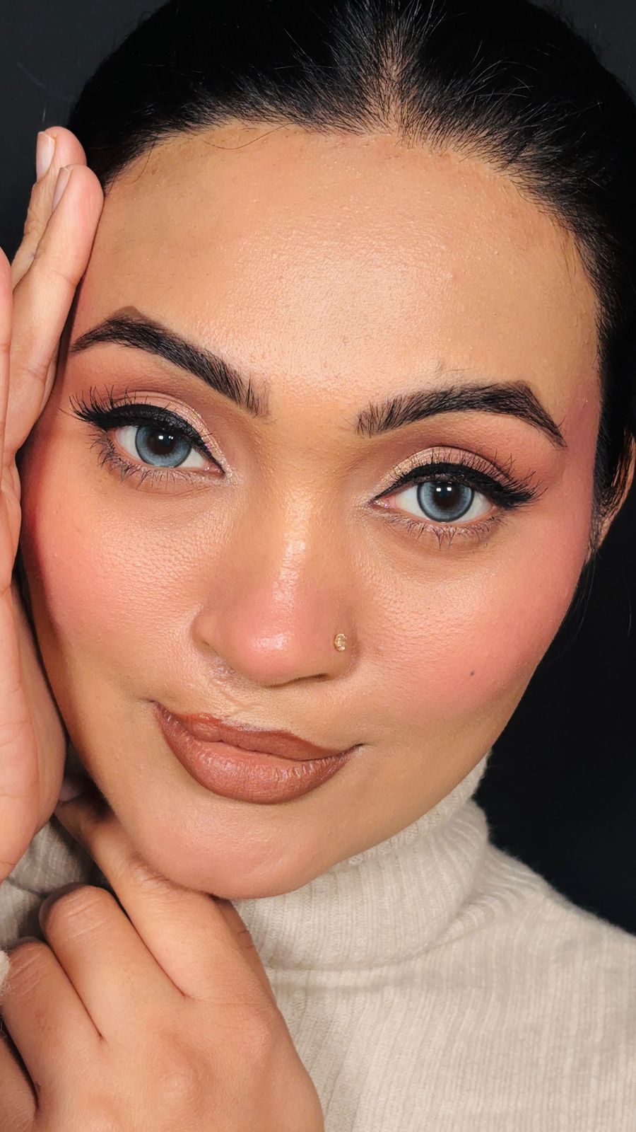 Sky Blue Monthly lenses