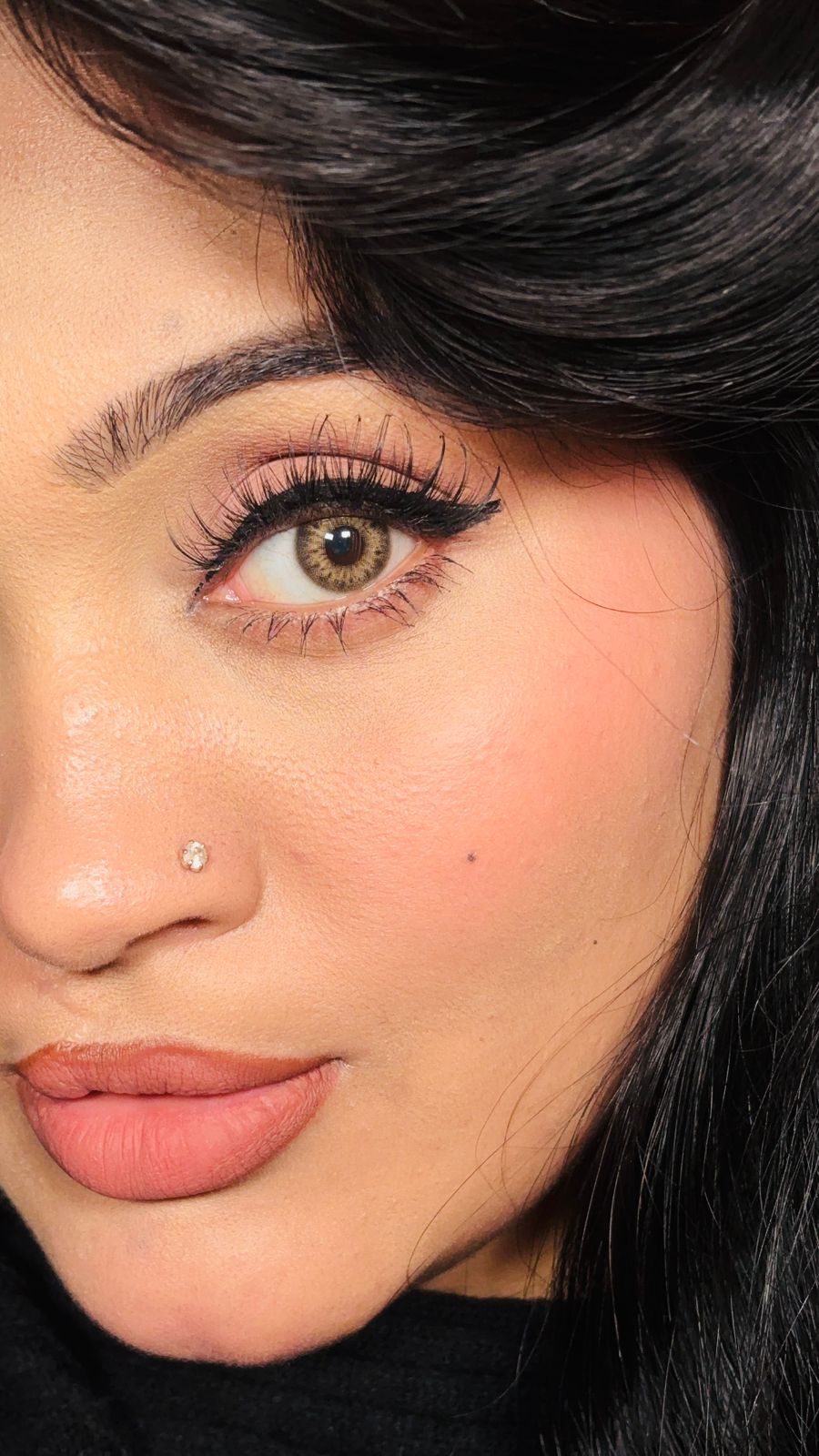 Dark Honey Monthly lenses
