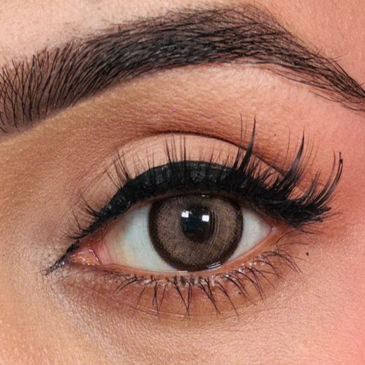 Warm brown yearly lenses