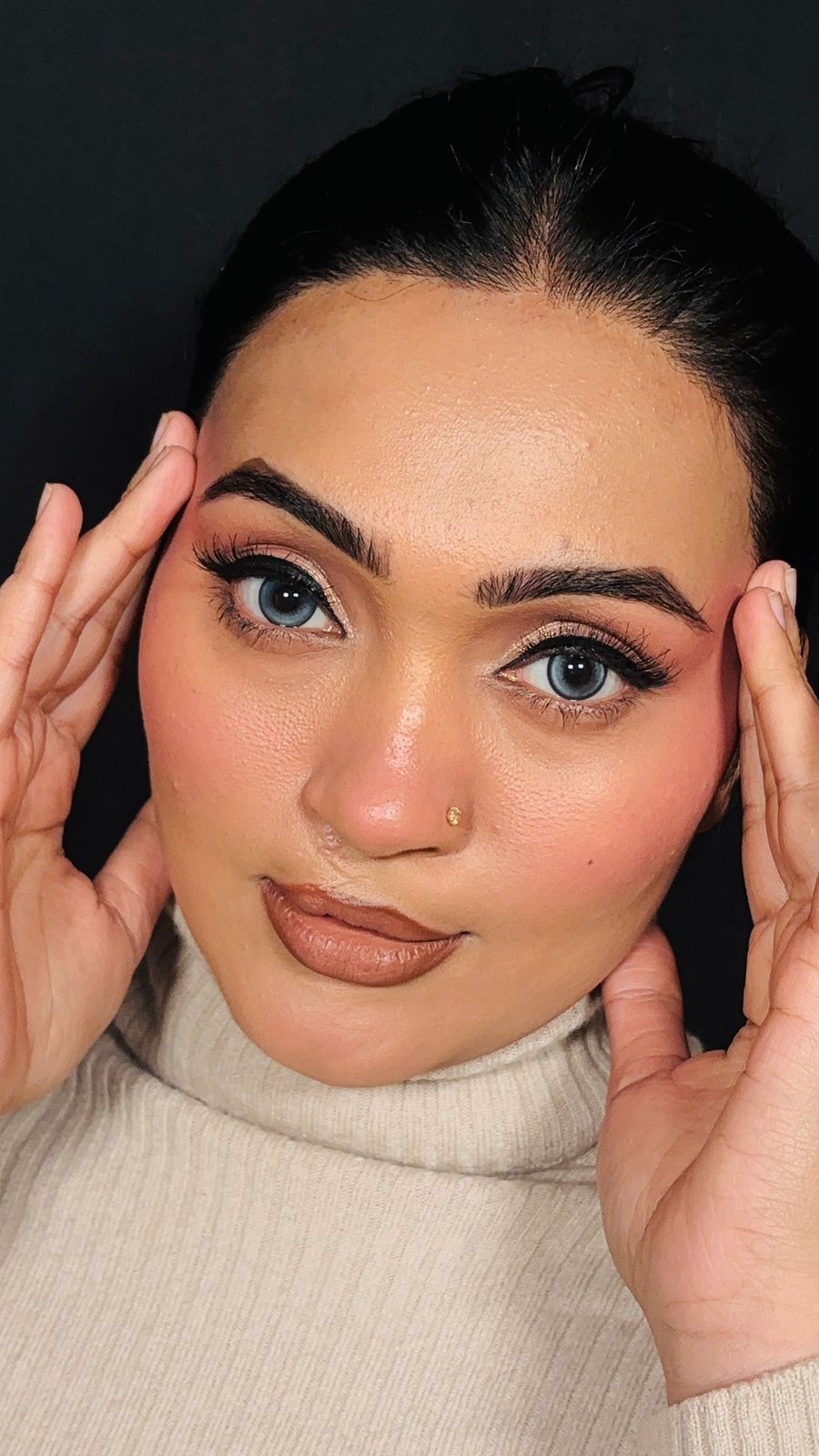 Sky Blue Monthly lenses