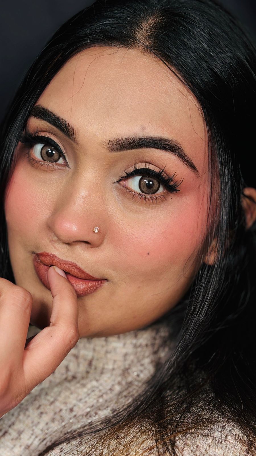 Warm brown yearly lenses