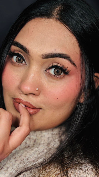 Warm brown yearly lenses