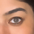 Mustard gray yearly lenses