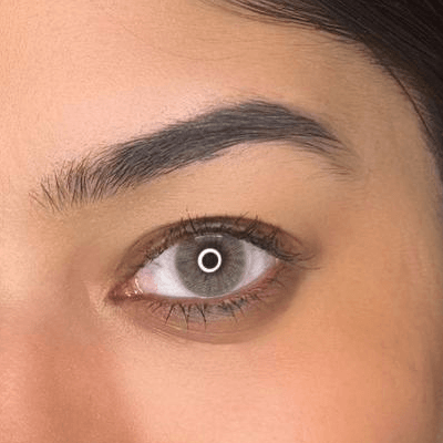 Mustard gray yearly lenses