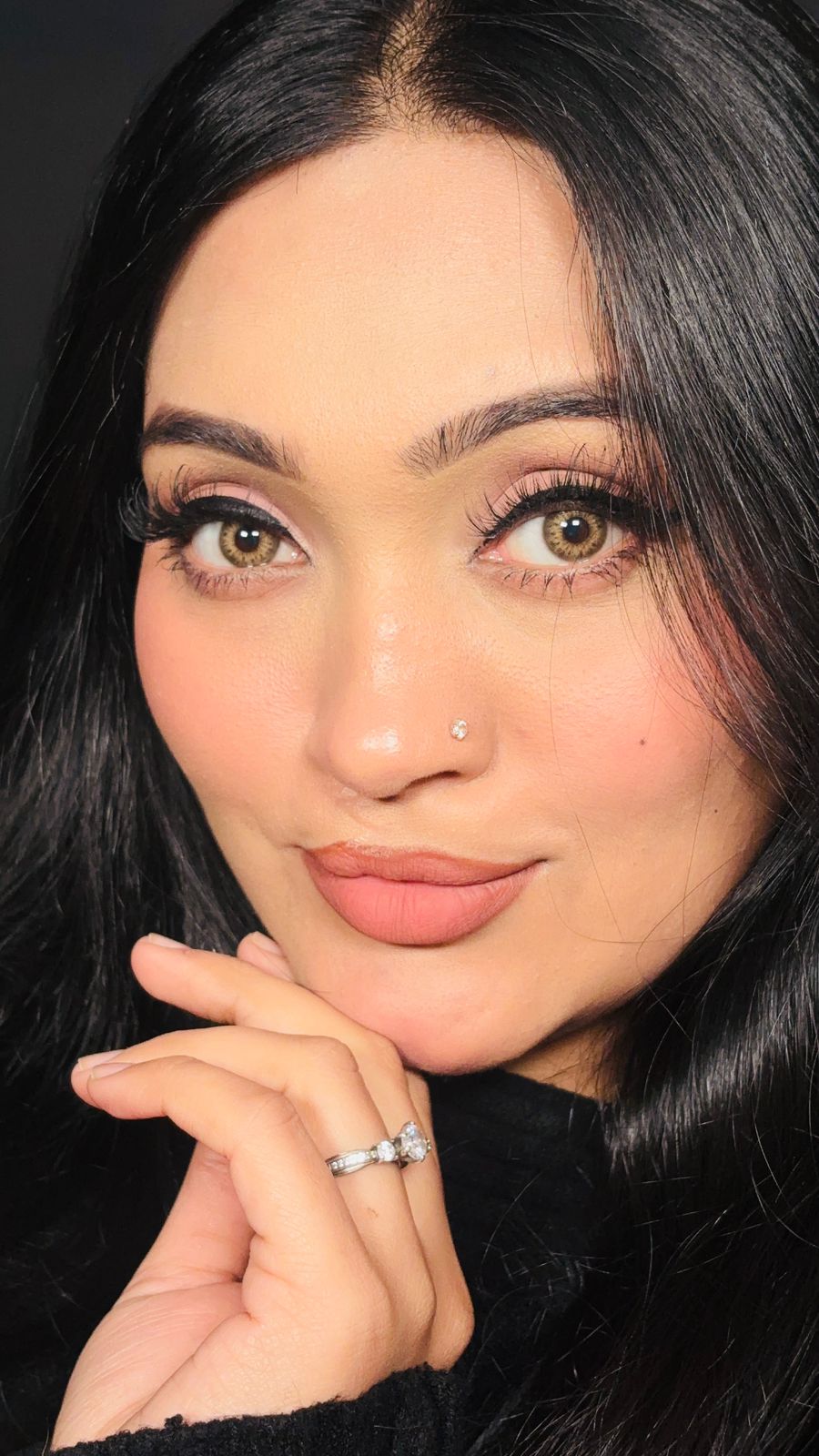 Dark Honey Monthly lenses