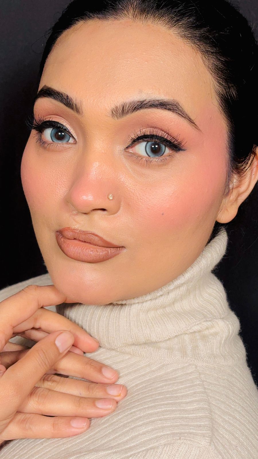 Sky Blue Monthly lenses