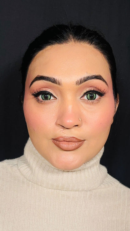 Mystic green yearly lenses