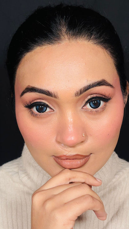 Mystic blue yearly lenses